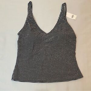 Long Tall Sally Women Swimwear Top Checkered Size US 18